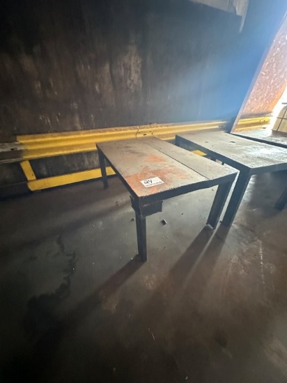 Steel Work Table 36 Inch X 58 Inch X 28 Inch. Located 201 Tobacco Rd., Bowling Green, KY 42101. KY S