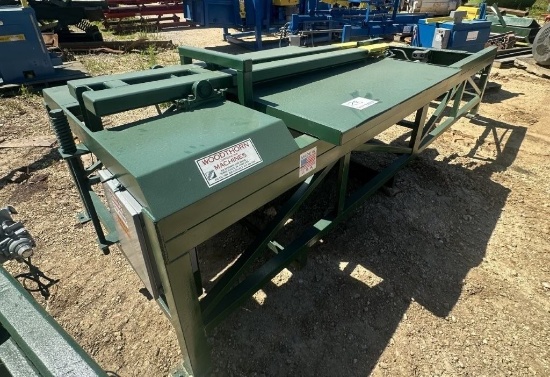 Woodthorn Disc Style Pallet Dismantler with Onboard Hydraulics. Located at 2680 Hwy 22 N., Clarksbur