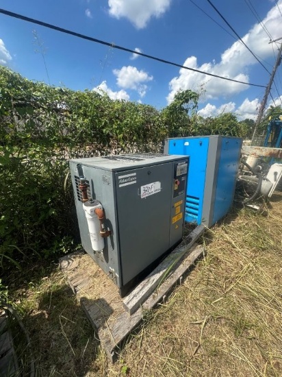 Atlas Copco GA22 30hp Rotary Screw Air Compressor. Located at 1995 Lumber Rd., Henry, TN 38231. TN S