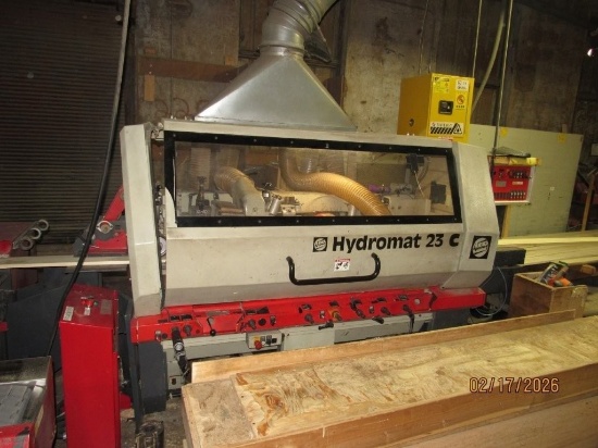 1999 Weining Hydromat 23C 5 Head Moulder with Electrical Control Cabinet, S/N 86032. Located at 1995