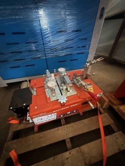 (LIKE NEW 2025) Wood-Mizer Band Saw Blade Tooth Setter. Located at 1995 Lumber Rd., Henry, TN 38231.