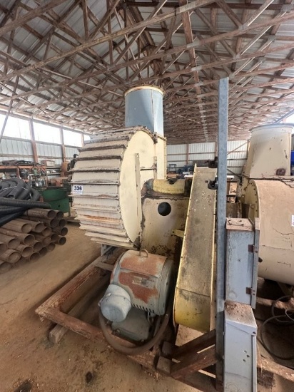 Rees Memphis Blower 100hp Motor, Mdl 30-HD-CCW-UP, S/N 95-510-1-F407. Located at 1490 Hwy 100 W., Ce