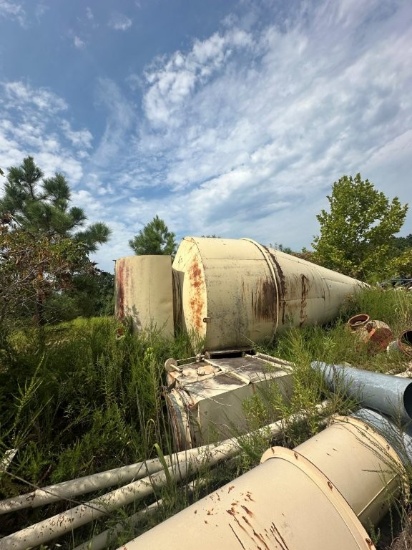 Rees Memphis Approx 9ft Cyclone Dust Collector with No Support Frame. Located at 1490 Hwy 100 W., Ce