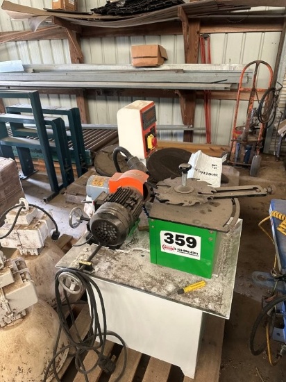 Like New Circular Saw Blade (Horizontal) Sharpener. Located at 1490 Hwy 100 W., Centerville, TN 370