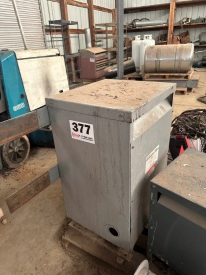 Federal Pacific 50 KVA Single Phase Transformer. Located at 1490 Hwy 100 W., Centerville, TN 37033.