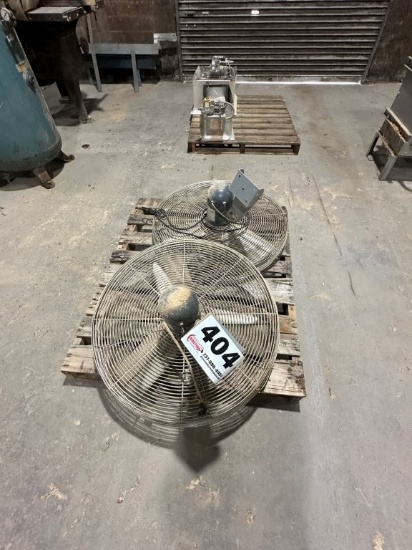 (2) 28inch Wall Mount Fans. Located at 2898 Crestridge Rd., Centerville, TN 37033. TN Sales Tax 9.75