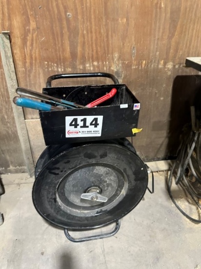 Banding Cart with Banding Tools. Located at 2898 Crestridge Rd., Centerville, TN 37033. TN Sales Tax