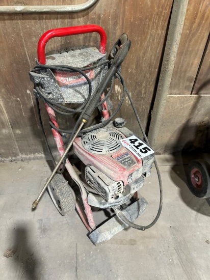 Troybilt Portable 2700 PSI Pressure Washer with Briggs Straton Engine. Located at 2898 Crestridge R