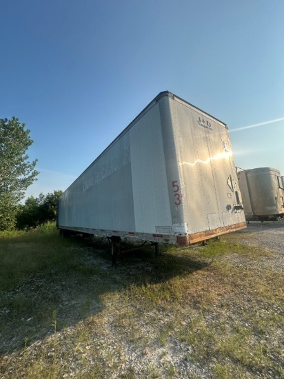 1993 Monon 53ft Van Trailer Tandem Axle Leaf Spring Suspension. VIN: 1NNVA532XPM182355. Title. Locat