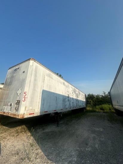 1992 Monon 53ft Van Trailer Tandem Axle Leaf Spring Suspension. VIN: 1NNVA5325PM175118. Title. Locat