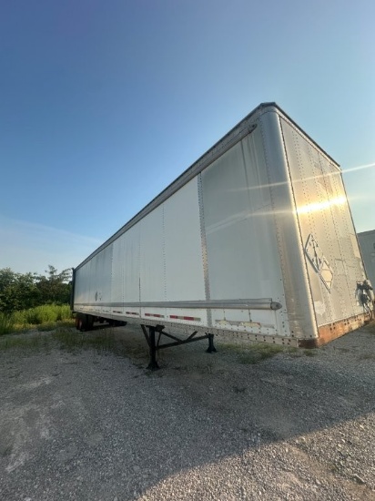 1996 Wabash 53ft Van Trailer Tandem Axle Air Ride Suspension. (SELLS WITH NO TITLE). Located at 201