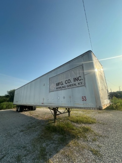Wabash 53ft Van Trailer Tandem Axle Air Ride Suspension. VIN: 1JJV532W6WL475094. Title. Located at 2