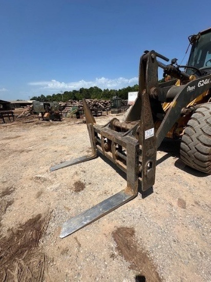 JRB 43inch Loader Fork Attachment with Quick Coupler. NOTE: ID TAG #517. Located at 361 Yarbrough Ln