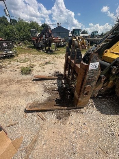 TAG (Quick Coupling) Loader Fork Attachment, Fits JCB and Volvo Quick Couplers. NOTE:ID TAG #522. Lo