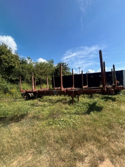 4 Bunk 40ft Tandem Axle Log Trailer. NOTE:ID TAG #525B. Located at 361 Yarbrough Ln., Winchester, TN