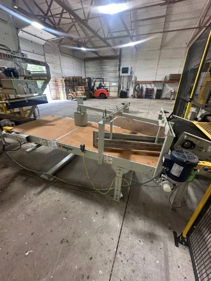 2024 (LIKE NEW) Nvenia Mdl 4200-36 36inch x 8ft Knockdown/Turning Belt Conveyor, 105 FPM Belt Speed,