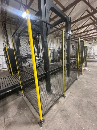 40 Lineal Feet Wire Mesh Saftey Fence. Located at 2873 Kentucky Ave., Mt.Pleasant, IA 52641. IA Sale