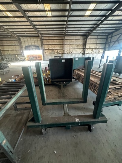 Lumber Cart Adjustable Length 6 -16ft with Even-Ender. Located at 3360 Cansler Circle., Maiden, NC 2