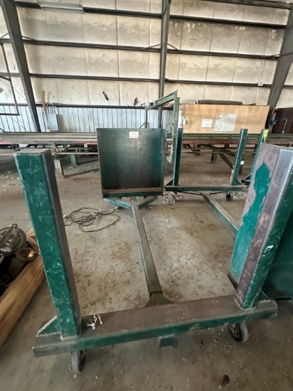 Lumber Cart Adjustable Length 6 -16ft with Even-Ender. Located at 3360 Cansler Circle., Maiden, NC 2