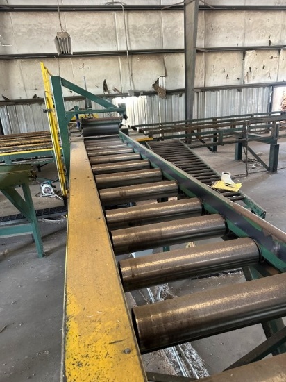 K.A.R.S. 12ft (Outfeed) Rollcase with Pinch Roller, Electric Drive. Located at 3360 Cansler Circle.,
