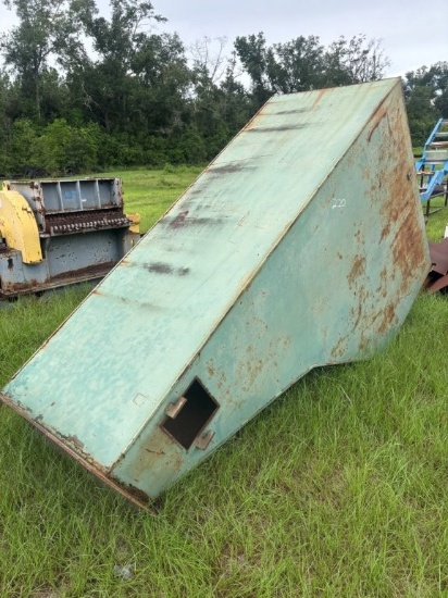 Hopper/Feeder 42inch W x 14inch D x 10ft High, Conveyor 36inch W x 7" D x 11ft Long