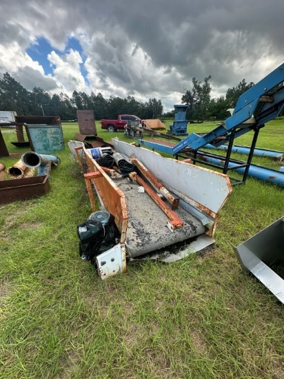 45inch x 19ft Belt Conveyor with 27inch Deep Sides and Electric Drive