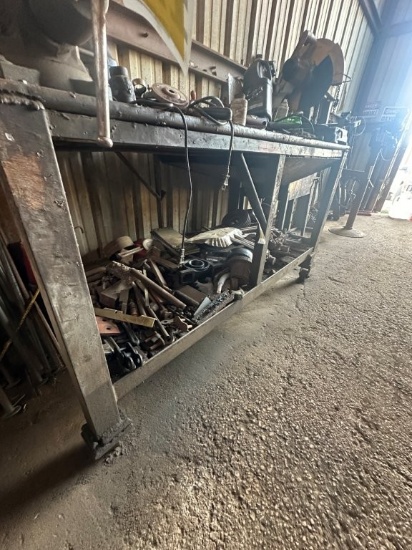 4 x 6ft Steel Worktable on Casters