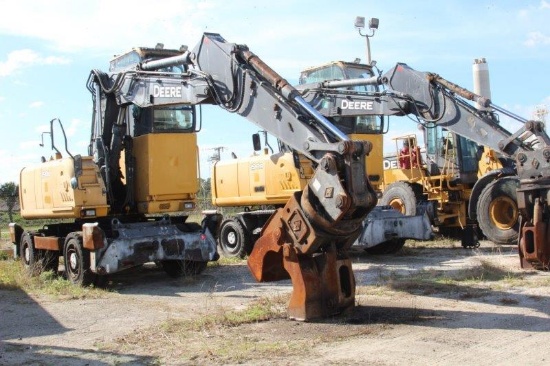 2013 John Deere 190DW Rubber Tire Excavator