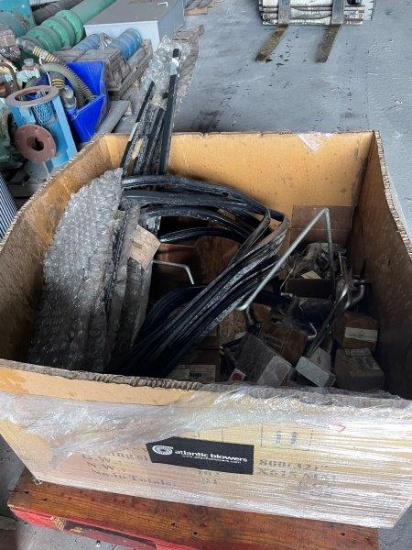 Box of Freightliner parts
