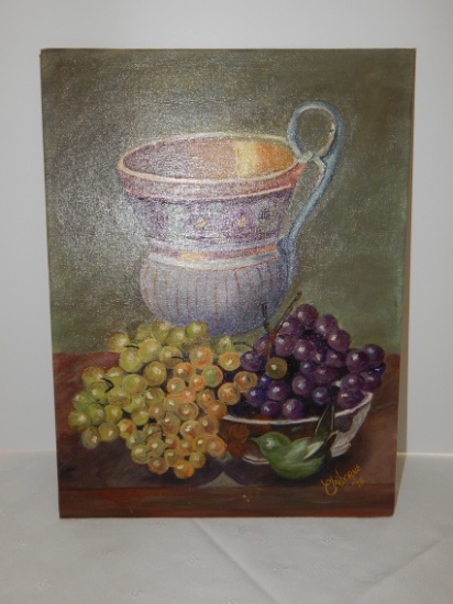 Original Caliborne Acrylic Painting '98 (Grapes)