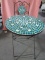 MOSAIC PATIO TABLE AND CHAIR