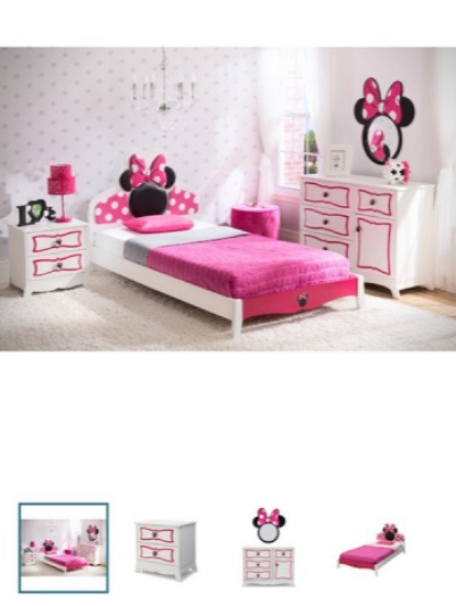 NEW KIDS MINNNIE MOUSE BEDROOM SUITE