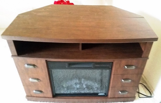 ELECTRIC FIREPLACE TV STAND