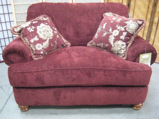 NEW RED COMFOR-GEL LOVE SEAT