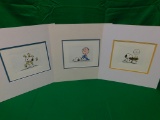 3 SNOOPY SOWLAT REISER PCS OF ART