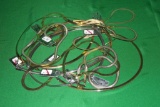 LARGE LOT OF 10 SILVER REVERSIBLE NECKLACES