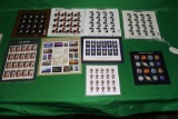 LARGE LOT OF FOREVER STAMPS IN BLOCKS