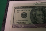 LOW NUMBERED $20.00 UNCIRCULATED NOTE