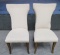 PAIR OF NEW DINING CHAIRS