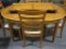 DINING TABLE AND 6 CHAIRS