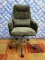 GREY PADDED OFFICE CHAIR