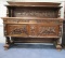 19TH CENTURY HEAVILY CARVED SIDEBOARD