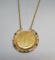 14K 50 PESOS GOLD NECKLACE