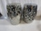 2 SILVER NEW GARDEN STOOLS