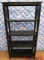 4 TIER BLACK BOOKSHELF