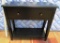 BLACK END TABLE WITH DRAWER