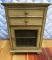 2 DRAWER WHITE ENTRY STAND