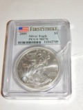 GRADED 2009 SILVER AMERICAN EAGLE