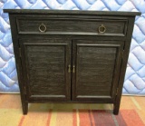 BROWN ENTRY CABINET