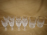 10 WATERFORD CRYSTAL GLASSES